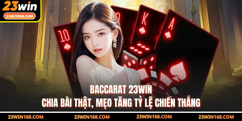 Baccarat 23WIN Chia Bài Thật, Mẹo Tăng Tỷ Lệ Chiến Thắng