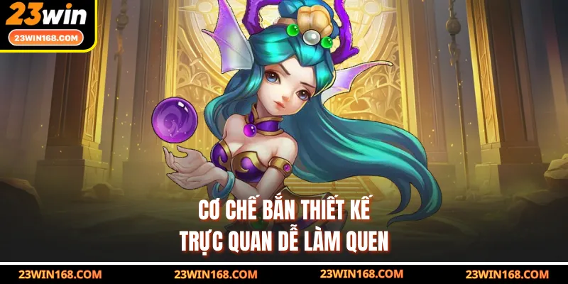 Cơ chế bắn thiết kế trực quan dễ làm quen